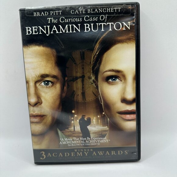 The Curious Case Of Benjamin Button DVD Brad Pitt Cate Blanchett 2008 PG13 - Picture 1 of 3